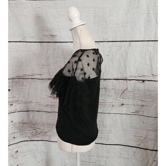 J. Crew Starry Tulle Short Sleeve Top Size XS NWT - Picture 3 of 6